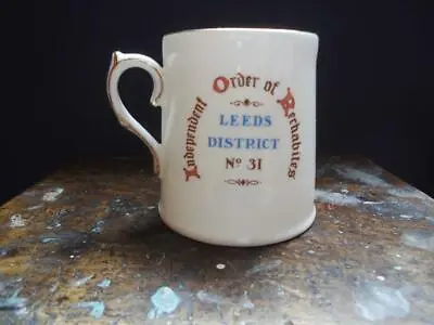 Buy Independent Order Of Rechabites 1920s Commemorative Mug Yorkshire Leeds Grafton • 7.50£