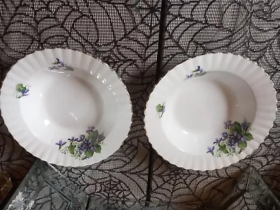Buy 2 Royal Adderley Purple Violet Bowls • 0.99£