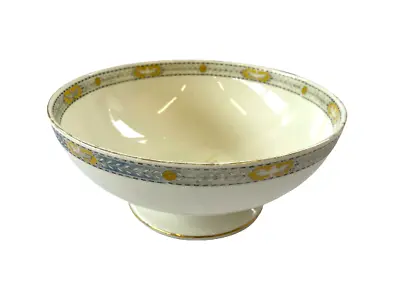 Buy Royal Worcester Lichfield Crown Ware Footed Bowl 21cm 1924 Vintage Charity Sale • 19.99£
