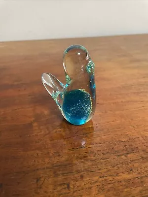 Buy Vintage Small Glass Bird Paperweight • 18.95£