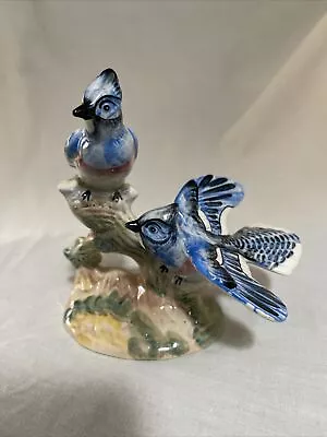 Buy Vintage Early Beswick Pottery American Blue Jay Birds Model 925 • 23.90£