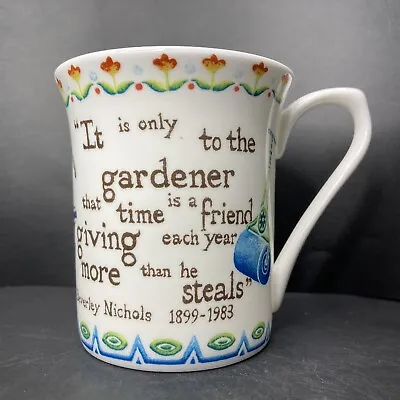 Buy Queens Kitchen Gardening Quotes Grow Fine Bone China Mug B. Nichols R. Emerson • 19.95£