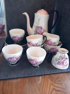 Buy Queen Anne Coffee Set Fair Lady And Spoons • 50£