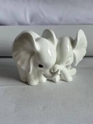 Buy Royal Osborne China White Elephants Figure Ornament Decorative 5  • 4.99£
