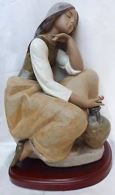 Buy Large Lladro Figurine Classic Water Carrier With Rose 3525 Juan Huerta 3.35kg • 139£