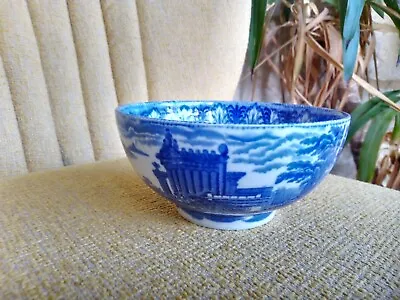 Buy Antique Blue And White Sugar Bowl By Cauldon, England 13cm Dia X 6cm High • 14£