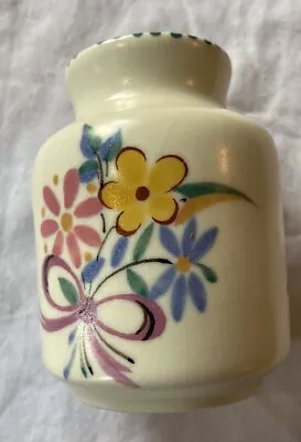 Buy Poole Pottery Small Vase Floral Design Ltd Edition 987 Initials BTC Stamped 1930 • 19.99£