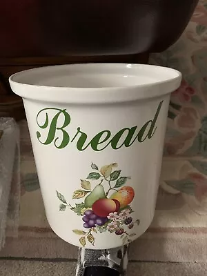 Buy Johnson Brothers FRESH FRUITS Pattern Ceramic Bread Crock Bin Without Lid Rare • 20£