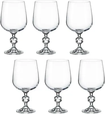 Buy Bohemia Claudia Wine Glasses  230ml, Set Of 6 • 19.99£