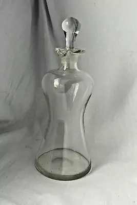 Buy Vintage Handblown Glass Carafe Decanter With Stopper (DR4) • 30£