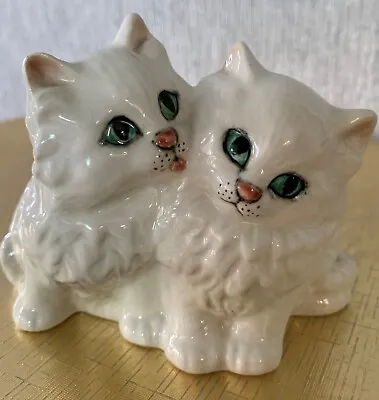 Buy BESWICK CAT  PERSIAN KITTENS MODEL No. 1316 WHITE GLOSS PERFECT • 24.99£