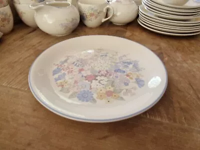 Buy Poole Pottery Fleur Salad / Starter / Breakfast Plate Pretty Floral Part Set • 3.99£
