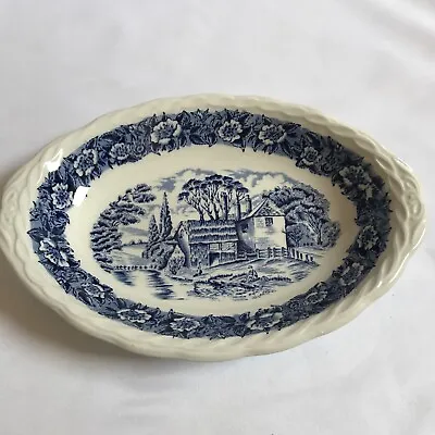 Buy Countryside W.h Grindley Staffordshire Blue And White Dish  • 4£