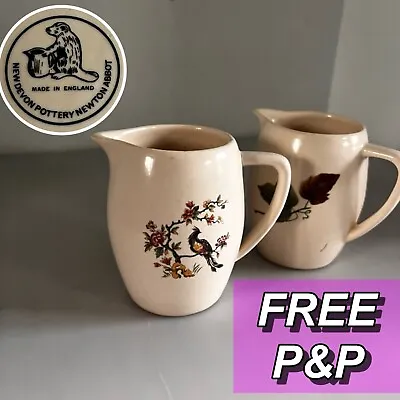 Buy 2 New Devon Pottery Newton Abbot. Jugs. FREE P&P • 12£