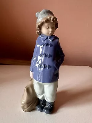 Buy Nao By Lladro Porcelain Figurine Ornament  Ready For An Excursion  #1036 • 12.99£