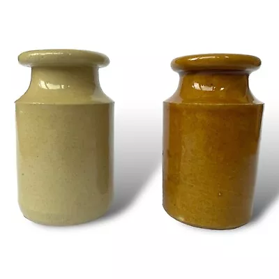 Buy Antique Victorian Stoneware Ink Wells/Pots/Bottles | Perfect Candle Holders • 19£