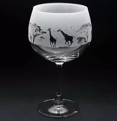 Buy Giraffe | Gin Glass | Engraved | Gift | Present • 21.99£