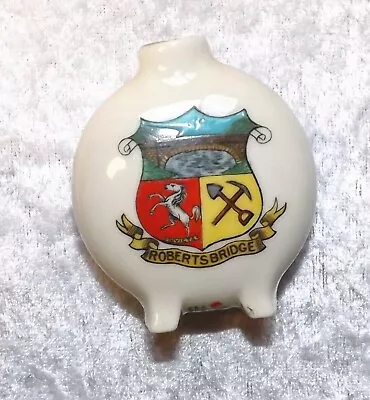 Buy    Robertsbridge   Arcadian Crested China Small  Vase • 4.99£