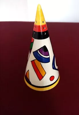Buy Clarice Cliff Style Lightning Sugar Shaker By Moorlands Pottery, Exc. Condition • 49.99£