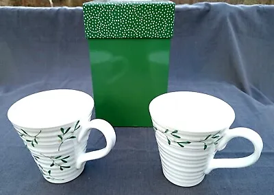 Buy Sophie Conran Mistletoe Large Mugs BRAND NEW & BOXED • 24£