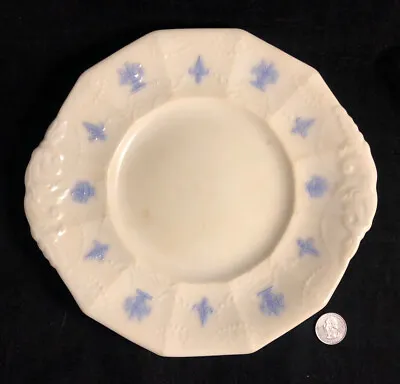 Buy Antique Chelsea Ware 10” Serving Plate Blue Flower Baskets Pattern RARE • 42.57£