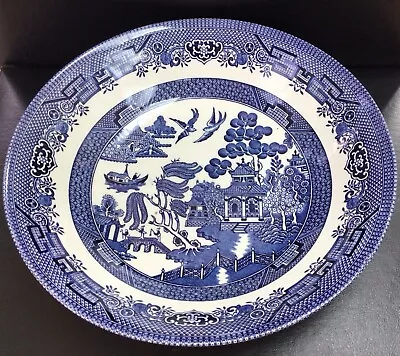 Buy Staffordshire Churchill Pottery Blue Willow Pattern • 5£