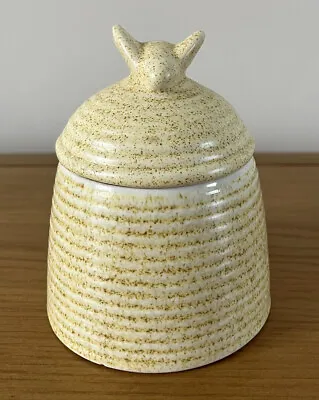 Buy Retro Ceramic Bee Hive Honey Pot Storage Jar In Great Condition • 4.99£