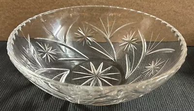 Buy Cut Glass Fruit Bowl, 25.5cm, (G226) • 25£