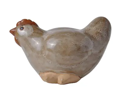 Buy Chicken Sculpture Pottery Ceramic Windowsill Plant Pot Decoration • 8£