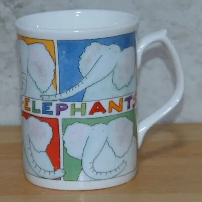 Buy Elephants Mug English Fine Bone China Mug By Duchess VGC Made In England • 7.99£