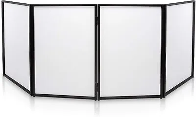Buy DJ Booth Cover Screen, Foldable, Video Light Display - Portable, White • 175.45£