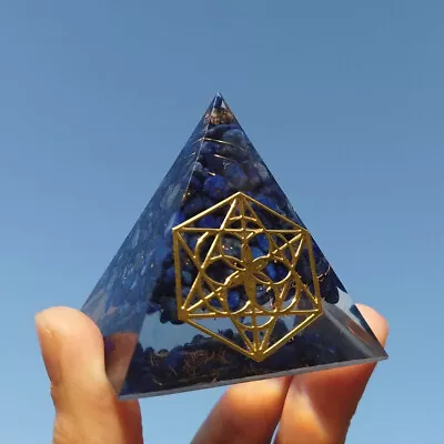 Buy Magic Orgone Pyramid Ornament Quartz Large Reiki Healing Crystal Gemstone Gift • 8.74£