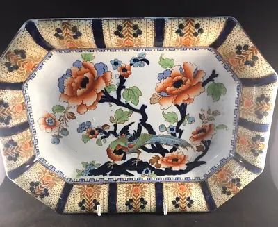 Buy Antique Losol Ware Keeling & Co Oval Shanghai Serving Dish Tray • 14.99£