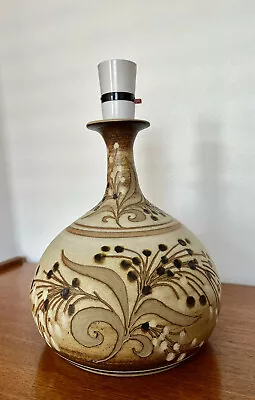 Buy Vintage Hazelcraft Studio Pottery Handcrafted Table Lamp Wakefield Yorkshire • 30£