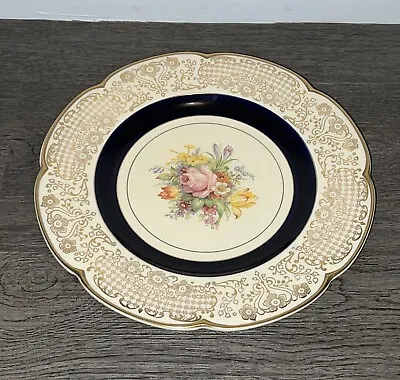 Buy Wood’s Ivory Ware Pretty Floral Serving Dinner Plate • 9.95£