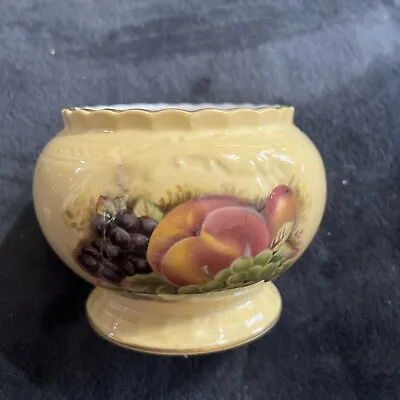 Buy Aynsley ~ Orchard Gold Round Pot / Bowl - Approx 5” • 4.99£