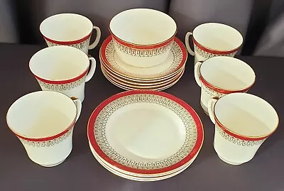 Buy Royal Grafton Majestic Red Cups, Saucer, Tea Plate, Sugar Bowl SOLD INDIVIDUALLY • 1.50£