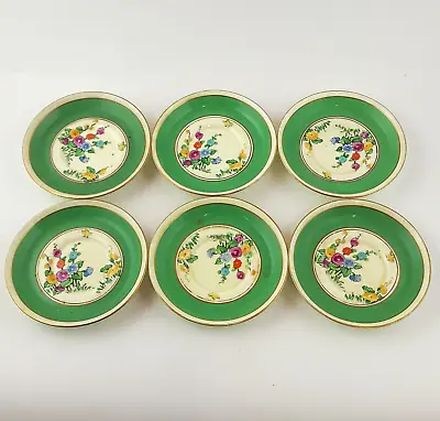 Buy Crown Staffordshire - Set Of 6 Floral Saucer Plates - OP 3131 • 30£