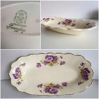 Buy Vintage Royal Stafford Pottery A J Wilkinson Honeyglaze Oblong Dish/Plate/Bowl • 6.99£