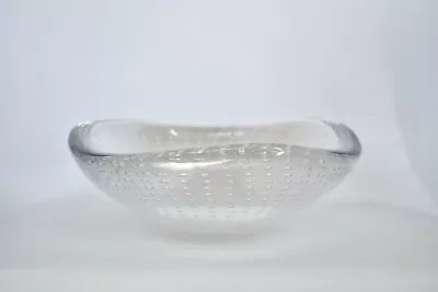 Buy Vintage Swedish Kosta Boda VICKE LINDSTRAND Art Glass Bowl LH 1008 • 71.04£