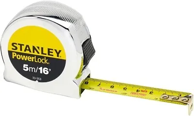 Buy Stanley 0-33-553 Tape Measure Powerlock With 19mm Blade, 5m • 9.49£