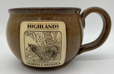 Buy Studio Crafted Stoneware Mug Highlands NC Sunset Hill Pottery • 21.30£