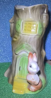 Buy Eastgate Withernsea Pottery Fauna Vase, With Rabbit Tree.(X1) • 7.95£