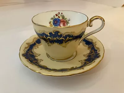 Buy Aynsley C158 Rose Fine Bone China Cup And Saucer • 5£