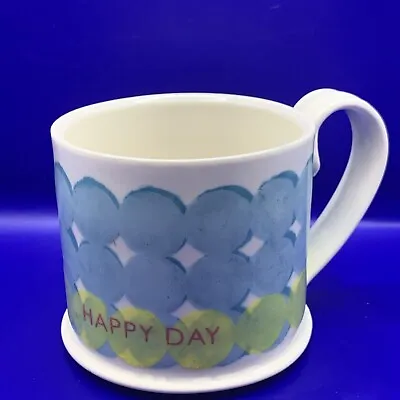 Buy Handmade 14 Oz. Pottery Mug “Happy Day” Signed Lisa Alvarez Bradley • 18.10£
