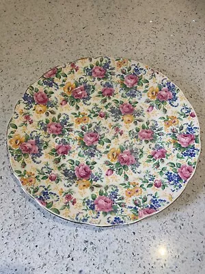 Buy James Kent Chinz Floral Plate Vintage • 15£
