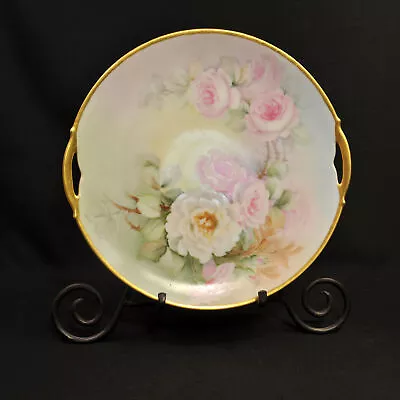 Buy KPM Plate 10 1//2  Silesia Krister Hand Painted Cabbage Roses W/Gold 1904-1927 • 93.97£
