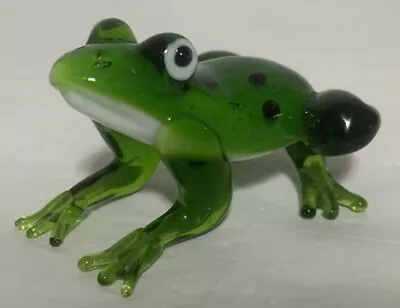 Buy Vintage Art Glass “Frog” Figurine • 20.92£