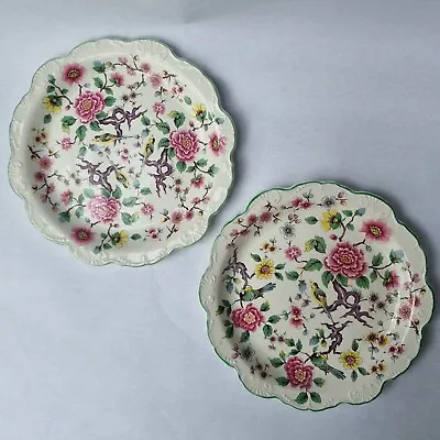 Buy Rare Vintage Old Foley James Kent CHINESE ROSE Cake Dessert Plate Floral  Chintz • 16£