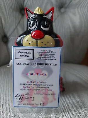 Buy Lorna Bailey Ruffles Cat - Limited Edition 13 Of 50 - Signed To Base - + C.O.A. • 49.99£